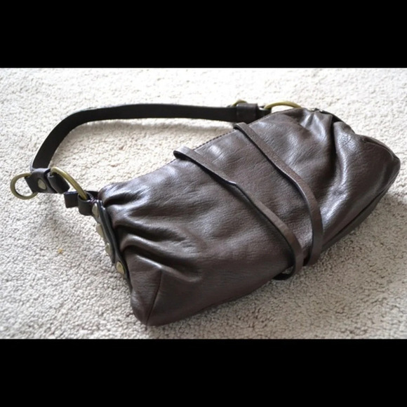 NWOT Ellen Tracy leather shoulder bag - Picture 3 of 4